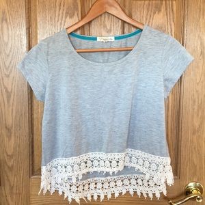 Rewind gray top